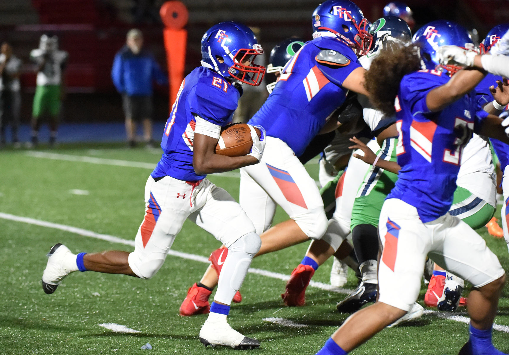 PHOTOS: Fountain-Fort Carson Trojans (21) Overland Trailblazers (29)